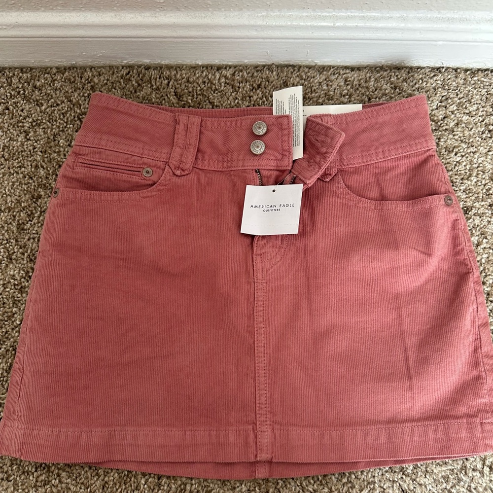 American Eagle Outfitters Pink Mini Skirt Casual